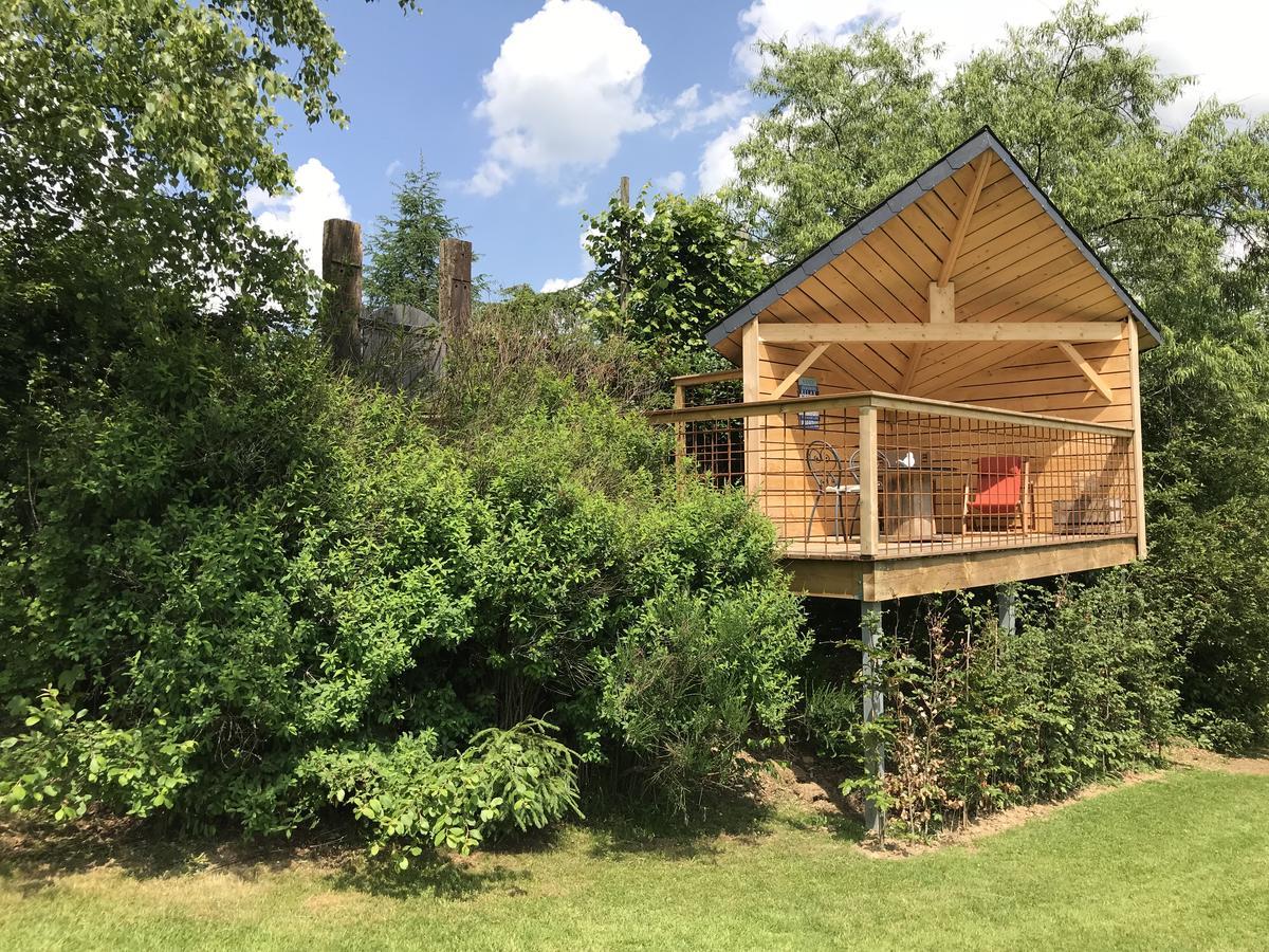 B&B La Romance Du Lac Robertville Bagian luar foto
